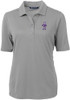 Womens K-State Wildcats Grey Cutter and Buck Virtue Eco Pique Vault Short Sleeve Polo Shirt