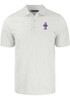 K-State Wildcats White Cutter and Buck Pike Symmetry Vault Big and Tall Polo