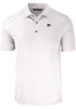 Mens K-State Wildcats White Cutter and Buck Forge Big and Tall Polos Shirt