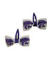 2 Pack Clippie K-State Wildcats Baby Hair Barrette