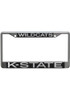 K-State Wildcats Silver  silver Acrylic License Frame