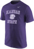 K-State Wildcats Purple Nike Throwback Short Sleeve T Shirt