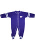 Baby Purple K-State Wildcats Sports Shoe Loungewear One Piece Pajamas