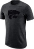K-State Wildcats Black Nike Marled Short Sleeve T Shirt