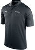 Mens K-State Wildcats Black Nike Varsity Short Sleeve Polo Shirt