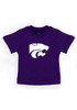 Infant Purple K-State Wildcats Primary Logo Short Sleeve T-Shirt