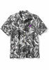 Mens K-State Wildcats Black Tommy Bahama Floral Lush Short Sleeve Dress Shirt