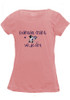 Girls Pink K-State Wildcats Charlotte Script Short Sleeve Fashion T-Shirt