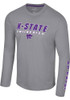 Mens K-State Wildcats Grey Colosseum Endoskeleton Tee