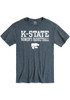 K-State Wildcats Womens Basketball Short Sleeve T Shirt - Charcoal