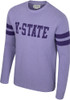 Mens K-State Wildcats Lavender Uscape Olympic Jacquard Long Sleeve Sweater