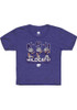 Toddler K-State Wildcats Purple Rally Willie Football K-S-U Short Sleeve T-Shirt