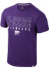 K-State Wildcats Purple Colosseum Charles Short Sleeve T Shirt