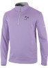 Mens K-State Wildcats Lavender Columbia Wickham Hills 1/4 Zip Pullover