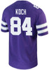 Isaac Koch Nike Mens Purple K-State Wildcats Game Name And Number Football Jersey