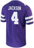 Joe Jackson Nike Mens Purple K-State Wildcats Game Name And Number Football Jersey