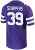 Jordan Schippers Nike Mens Purple K-State Wildcats Game Name And Number Football Jersey