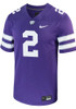 Kobe Savage Nike Mens Purple K-State Wildcats Game Name And Number Football Jersey