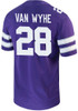 Rex Van Wyhe Nike Mens Purple K-State Wildcats Game Name And Number Football Jersey