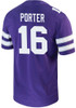Seth Porter Nike Mens Purple K-State Wildcats Game Name And Number Football Jersey