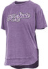 K-State Wildcats Purple Pressbox Vintage Poncho Short Sleeve T-Shirt