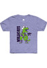 Toddler K-State Wildcats Lavender Rally Dino Cowboy Short Sleeve T-Shirt