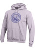 Mens K-State Wildcats Lavender Champion Powerblend Seal Hooded Sweatshirt