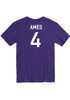 Dai Dai Ames Rally Mens Purple K-State Wildcats Basketball Name And Number Player T Shirt