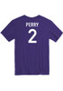 Tylor Perry Rally Mens Purple K-State Wildcats Basketball Name And Number Player T Shirt