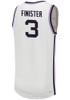 Dorian Finister Mens White K-State Wildcats Replica Name And Number Basketball Jersey