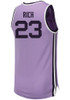 Macaleab Rich Mens Lavender K-State Wildcats Replica Name And Number Basketball Jersey