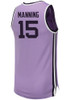 Taj Manning Mens Lavender K-State Wildcats Replica Name And Number Basketball Jersey