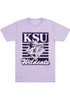 K-State Wildcats Lavender Homefield Throwback Willie Short Sleeve Fashion T Shirt