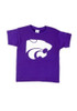 Youth Purple K-State Wildcats Big Mascot Short Sleeve T-Shirt