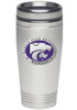 Purple K-State Wildcats Thermal Travel Mug