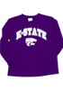 Toddler Purple K-State Wildcats Arch Long Sleeve T-Shirt