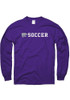 Mens Purple K-State Wildcats Soccer Tee