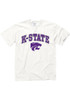 K-State Wildcats Team Short Sleeve T Shirt - White