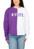Womens K-State Wildcats Purple Hype and Vice Quarterback LS Tee