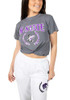 K-State Wildcats Dark Grey Hype and Vice Checkmate Short Sleeve T-Shirt