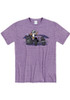 Lavender K-State Wildcats Tractor Short Sleeve Fashion T Shirt