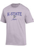 K-State Wildcats Lavender Champion Mom Short Sleeve T-Shirt