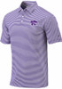 Mens K-State Wildcats Purple Columbia Club Invite Short Sleeve Polo Shirt