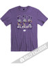 K-State Wildcats Purple Rally Willie Football Short Sleeve T Shirt