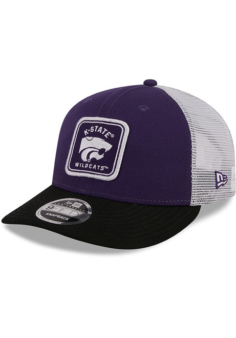 New Era Purple K-State Wildcats Squared Trucker LP9FIFTY Adjustable Hat