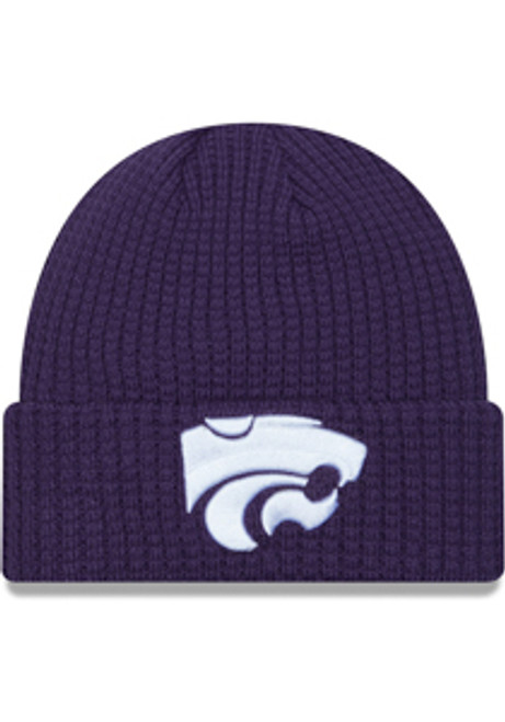 K-State Wildcats New Era Prime Cuff Mens Knit Hat - Purple