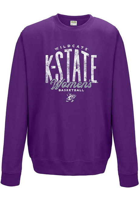 Womens Pink K-State Wildcats Jessie Crew Sweatshirt