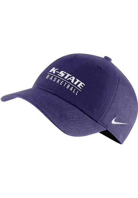 Nike Purple K-State Wildcats Basketball Campus Adjustable Hat