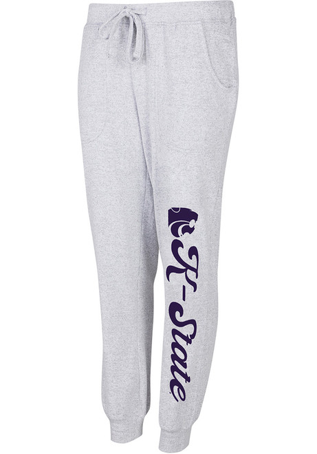 Womens Grey K-State Wildcats Cumulus Sweatpants