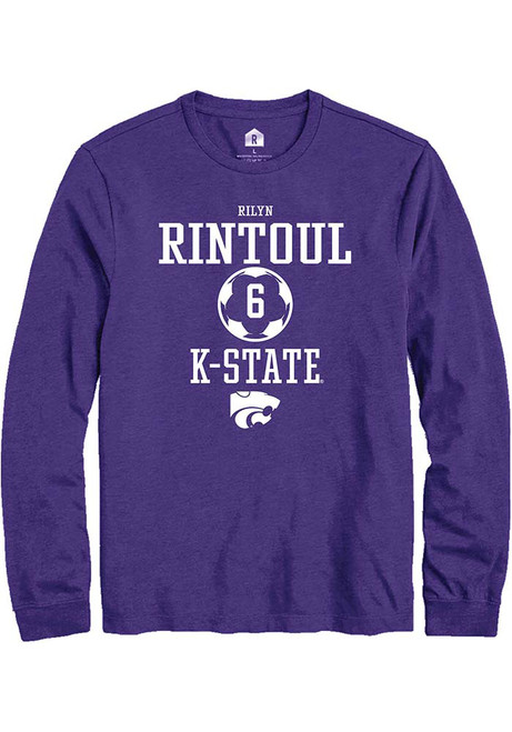 Rilyn Rintoul Rally Mens Purple K-State Wildcats NIL Sport Icon Tee